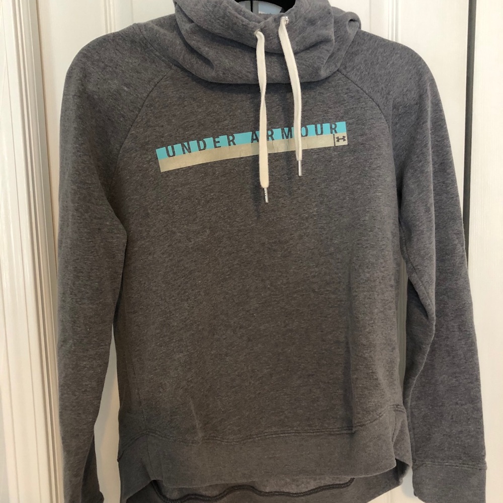 Gray Under Armour Hoodie